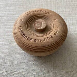 Vintage Wrisley's Lavendar Shaving Soap Trinket Bowl/Box w/ Lid